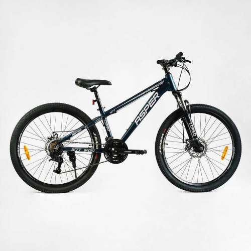 Велосипед Спортивный Corso «ASPER» 26" дюймов SP-26822 (1) рама алюминиевая 13’’, оборудование LTWOO A2 21 скорость собран на 75%