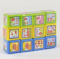 Кубики Математика M-TOYS (09052) 12 штук