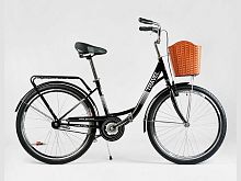 Велосипед городской Corso «TRAVEL» 26" (TR-26454) черный