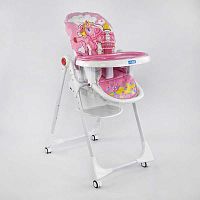 Детский стульчик для кормления JOY ПОНИ (К-73480) Розовый