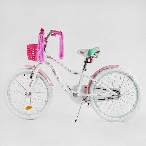 Велосипед двухколесный 20 дюймов "CORSO Sweety" (SW-20603 / 206037) белый на 75% фото 4