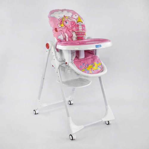 Детский стульчик для кормления JOY ПОНИ (К-73480) Розовый