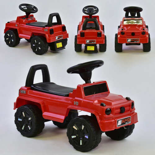 Машина-толокар JOY Красная (809 V-10505) со свето-звуковыми эффектами