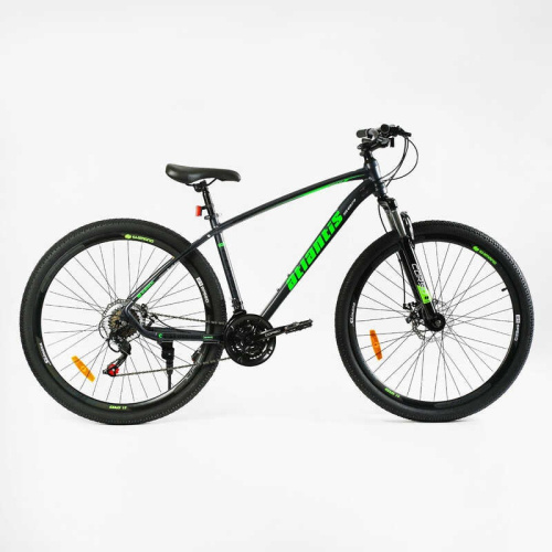 Велосипед Спортивный Corso «ATLANTIS» 29" дюймов LT-29082 (1) рама алюминиевая 18", оборудование Shimano 21 скорость, собран на 75%