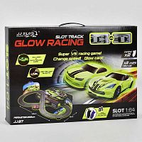 Автотрек Glow Racing (JJ 87-2) на дистанционном управлении