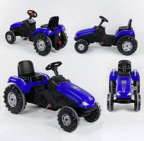 Веломобиль-трактор педальный (07-321) BLUE