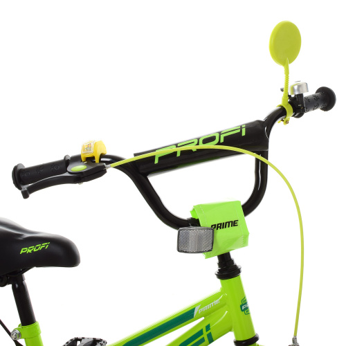 Двухколесный велосипед Profi Prime 16" (Y16225) Салатовый фото 3