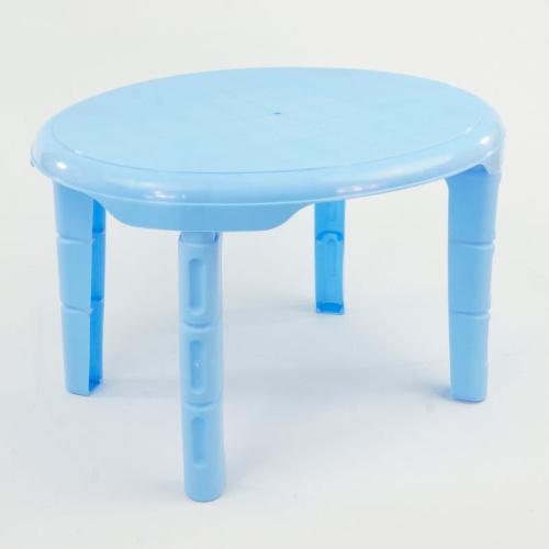 Стол детский овальный K-PLAST (47071) голубой