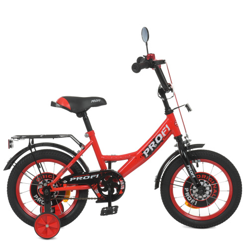 Детский двухколесный велосипед Original boy Profi 14" (Y1446) с дополнительными колесами фото 2