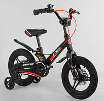 Велосипед двухколесный Corso Черный 14" (MG-28750) с магниевой рамой