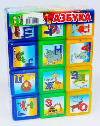 Кубики Азбука M-TOYS (06032) на русском языке