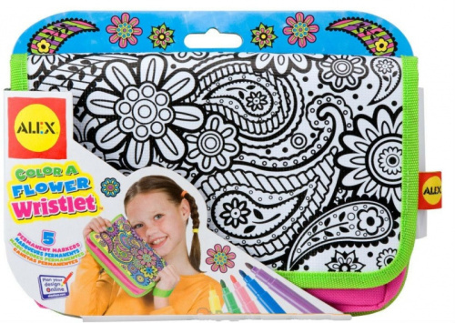 Набор для творчества ALEX Цветная сумка - Цветочный Браслет (504F)