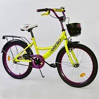 Двухколесный велосипед CORSO 20" (G-20605) со звонком