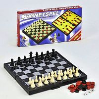 Шахматы 3в1 (2029) магнитные