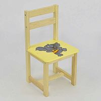 Детский стульчик МАСЯ Слон (4042) Желтый