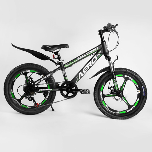 Детский спортивный велосипед CORSO «AERO» 20’’ (60573), собран на 75%