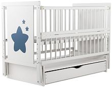 Кровать Babyroom Звездочка Белый бук
