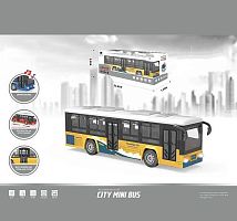 Автобус CLM 0771 C (96/2) металлопластик, инерция, звук, подсветка, в коробке