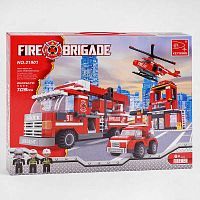 Конструктор “Пожарная бригада”, 697 деталей AUSINI (21901)