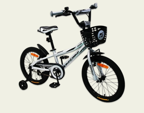 Двухколесный велосипед Like2bike Neos 18'' (201808) Серебрянный