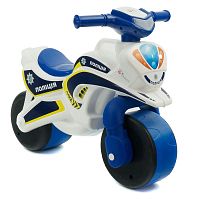 Мотоцикл-толокар Фламинго Полиция (0138/510) Белый