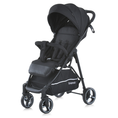 Коляска детская BAMBI (M 4249-2 Black Matt) черный