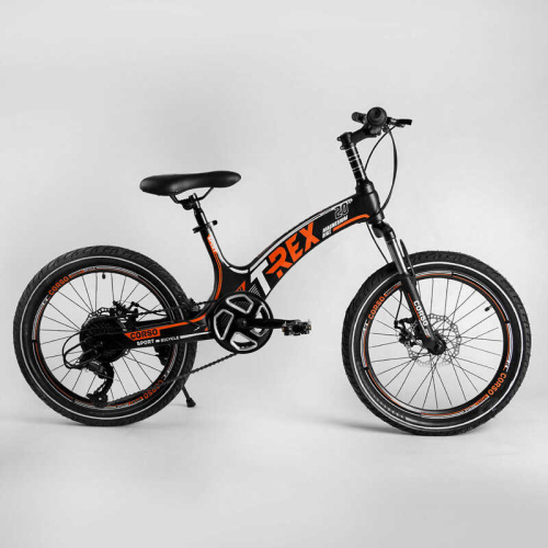 Детский спортивный велосипед CORSO «T-REX» 20’’  (70432), собран на 75%