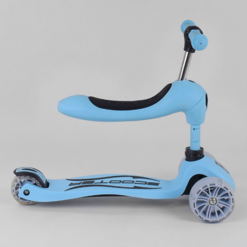 Самокат трехколесный Best Scooter (S- 9001) Голубой фото 6