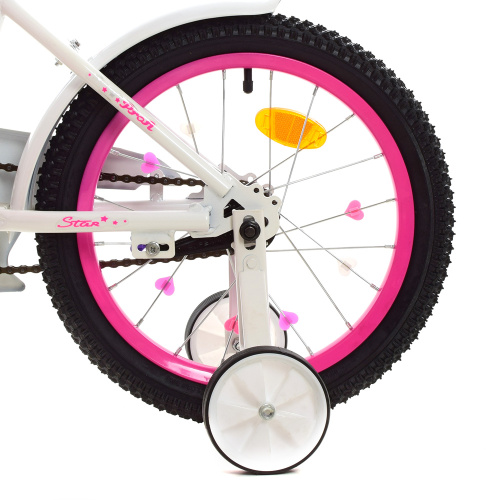 Детский двухколесный велосипед Profi Star 16" (Y1694-1K) с дополнительными колесами фото 5