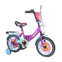 Велосипед двухколесный Tilly Fluffy 14" (T-214213/1 purple+blue)