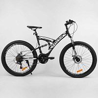 Спортивный велосипед Corso Hyper 26" (66729) с металлической рамой