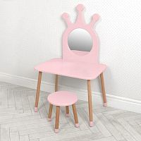 Трюмо со стульчиком (03-01PINK) Розовое