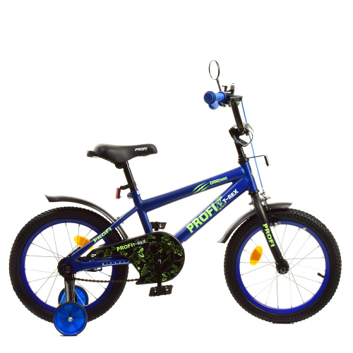 Двухколесный велосипед Profi Dino 18" (Y1872-1) Синий фото 2
