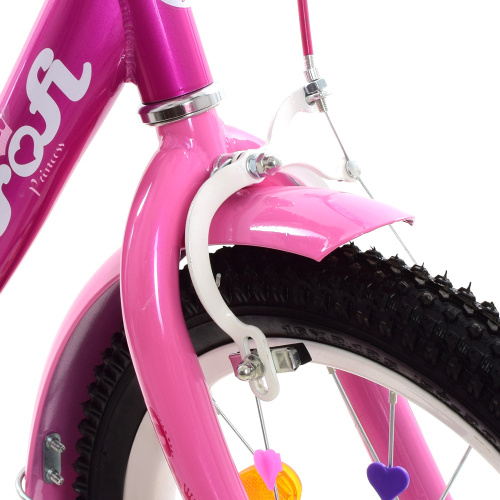 Двухколесный велосипед PROFI Princess 16" Малиновый (Y1616-1) фото 3