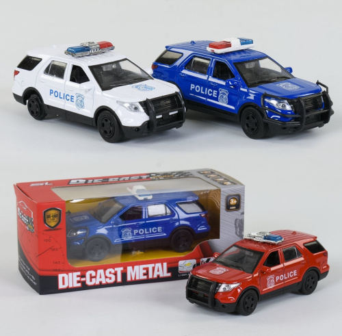 Машинка металлическая Полиция (SL 6600-1) инерционная