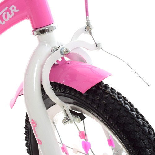 Детский велосипед Profi Star 14" Розовый (Y1491-1K) со звонком фото 4