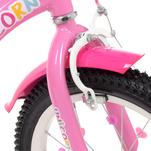 Двухколесный велосипед Profi Unicorn 18" (Y18241) Розовый фото 4