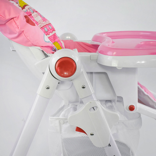 Детский стульчик для кормления JOY ПОНИ (К-73480) Розовый фото 2