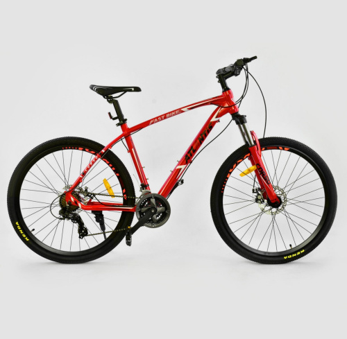 Спортивный велосипед CORSO Atlantis 27,5" (JYT 008 - 7201 RED ATLANTIS) 24 скорости