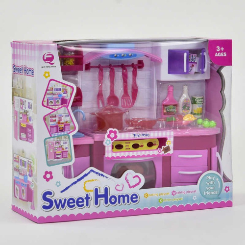 Детская игрушечная кухня (2801 S) со свето-звуковыми эффектами