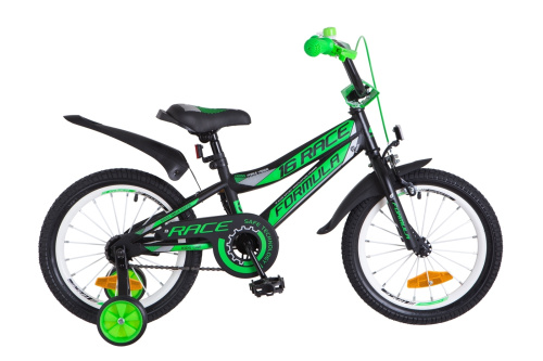 Детский велосипед Formula RACE 9"16" (OPS-FRK-16-034) Black/Green
