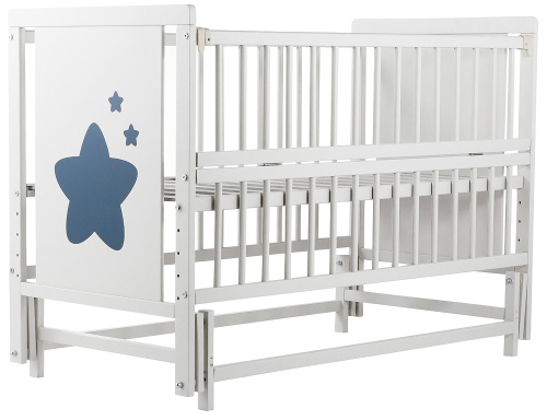 Кровать Babyroom Звездочка Белый бук