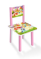 Детский стульчик Принцесса МДФ (С 122) Розовый