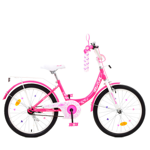 Велосипед двухколесный Profi Princess 20" (Y2013-1) Малиновый фото 2