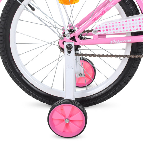 Двухколесный велосипед PROFI Princess 18" Розовый (Y1811) со звонком фото 4