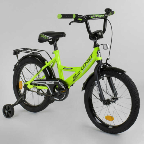 Велосипед двухколесный CORSO 18" (CL-18 R 8050) Салатовый