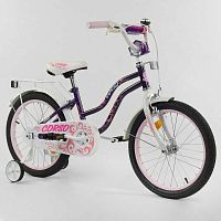 Двухколесный велосипед 18" Corso (Т-85234) Фиолетовый