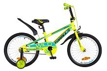 Детский велосипед Formula WILD 9"18" (OPS-FRK-18-022) Green/Blue