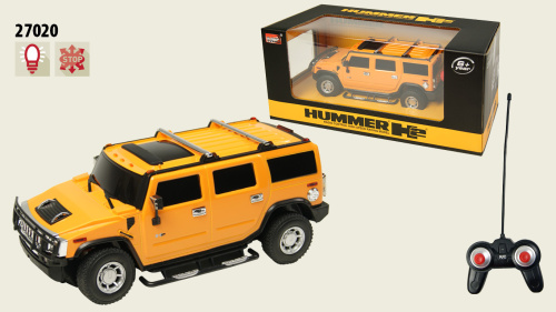 Машинка Hummer Yellow (27020) на радиоуправлении