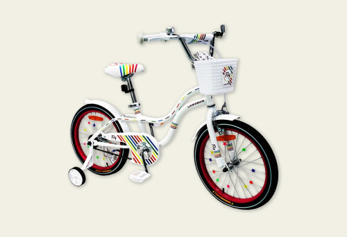 Двухколесный велосипед Like2bike Fly 18'' (201801) Белый